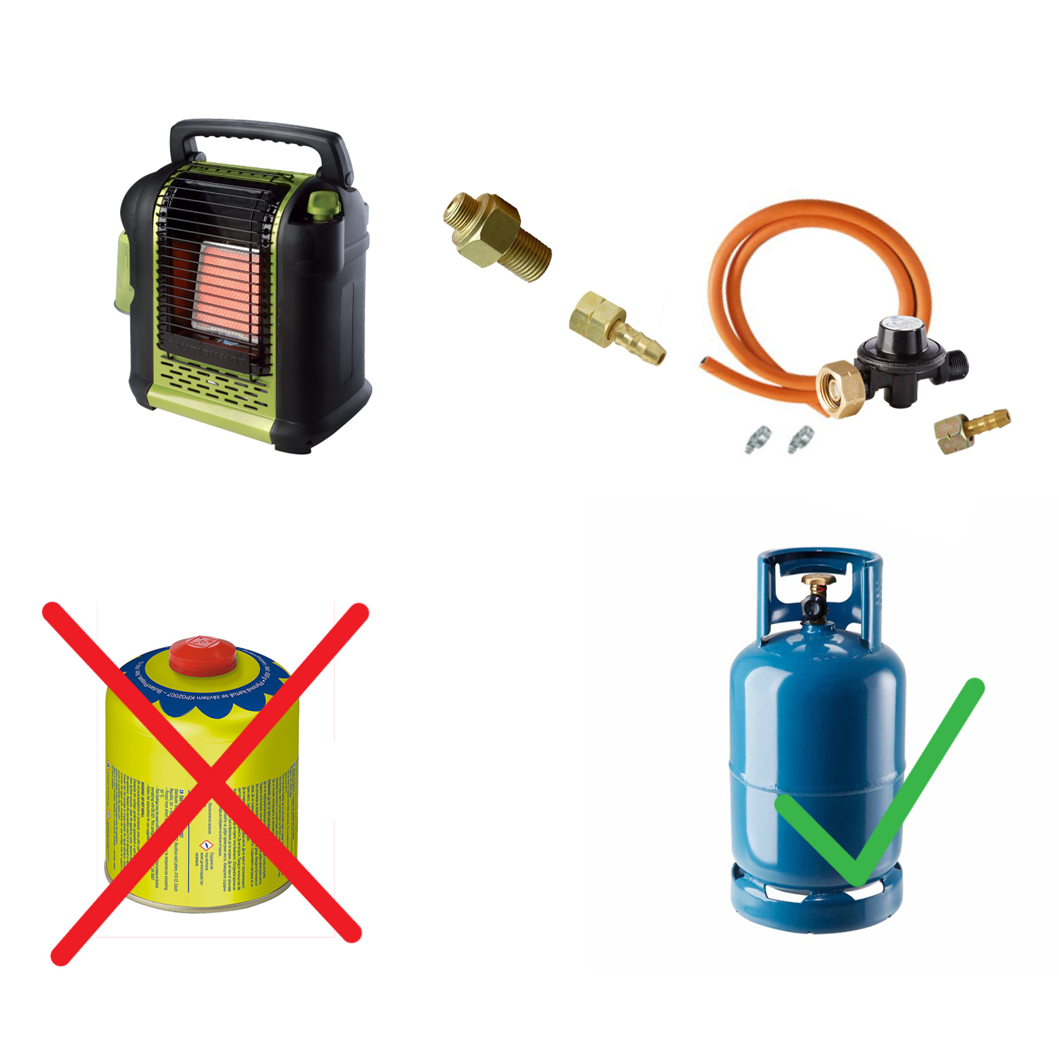 Připojovací, redukční set 7/16" Meva ZEU 2,0 na PB láhve 5, 10 Kg s regulátorem