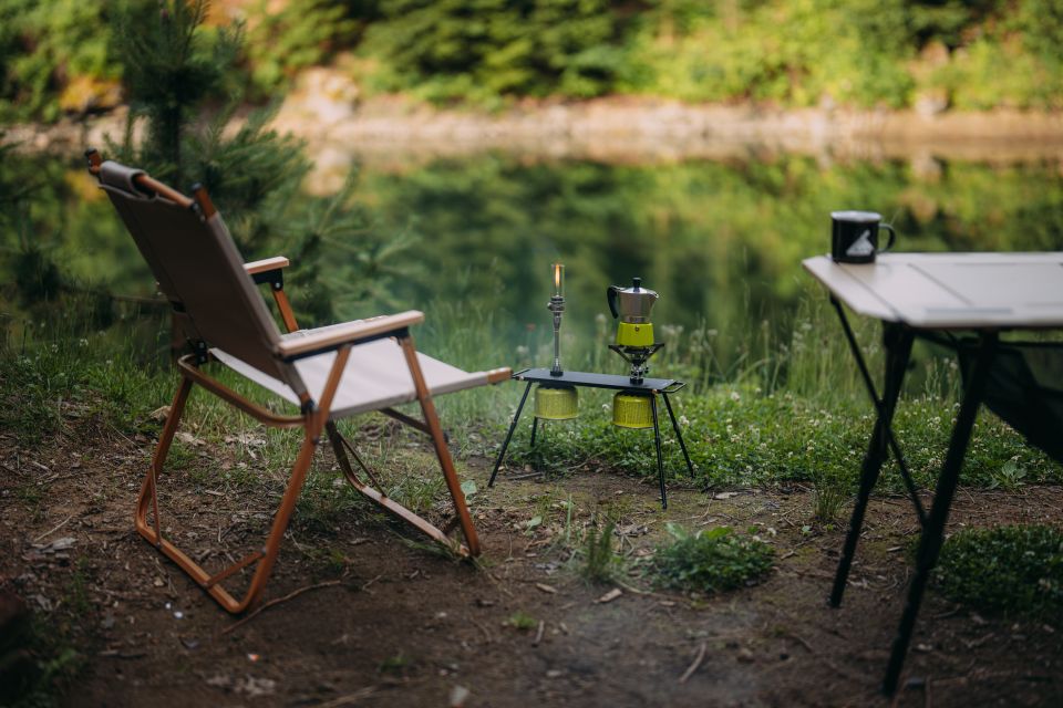 Meva OP26004 Outdoorový stojan MODUL 45x29x27 cm pro 7/16" kartuše a vařiče