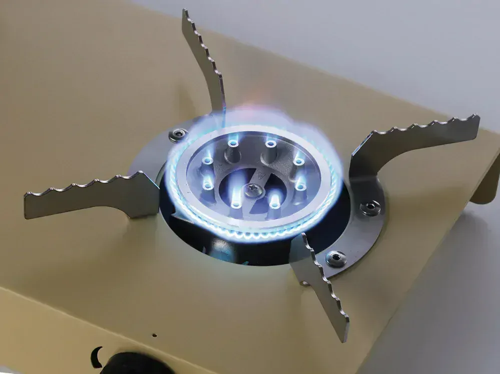 Meva Vařič Rivet plynový PB 2x 1,5 kW, 2305-4 nízkotlaký 30 mbar, pískový