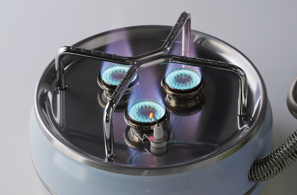 Meva Vařič BOB 2,8 kW (KP25001) – cestovní vařič s trojitým hořákem na kartuše 7/16"