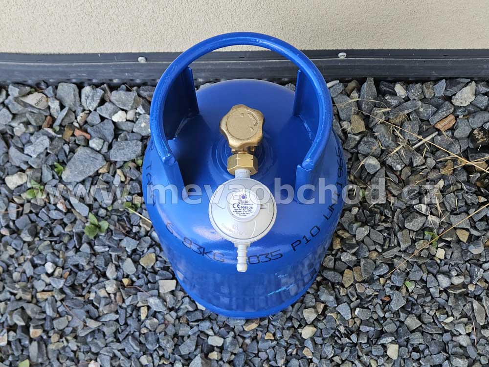 Tlaková, plynová láhev 5 kg, nová, plnitelná MEVA 316M bez náplně
