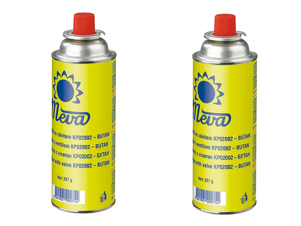 Set UNI Hořák 1,6 kW piezo + 2 kartuše Meva KP01006+2KA