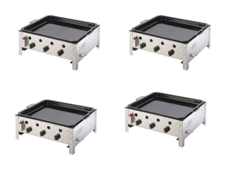 4-PACK Profi plynová pánev PELVIS 10 kW 3-hořák MEVA GP15001, 4 ks