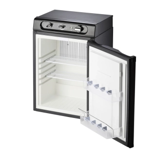 MEVA Absorpční chladnička 53L, XC-60A na LPG/230V/12V ULE22001 černá, plynová lednice