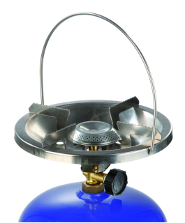 Meva Solo Plus 2154 Plynový campingový vařič 1,7kW Inox na 2kg láhev, bez pieza
